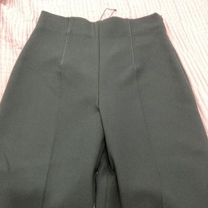 Zara wide leg green trouser